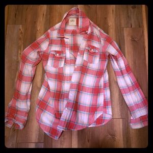Hollister button down flannel